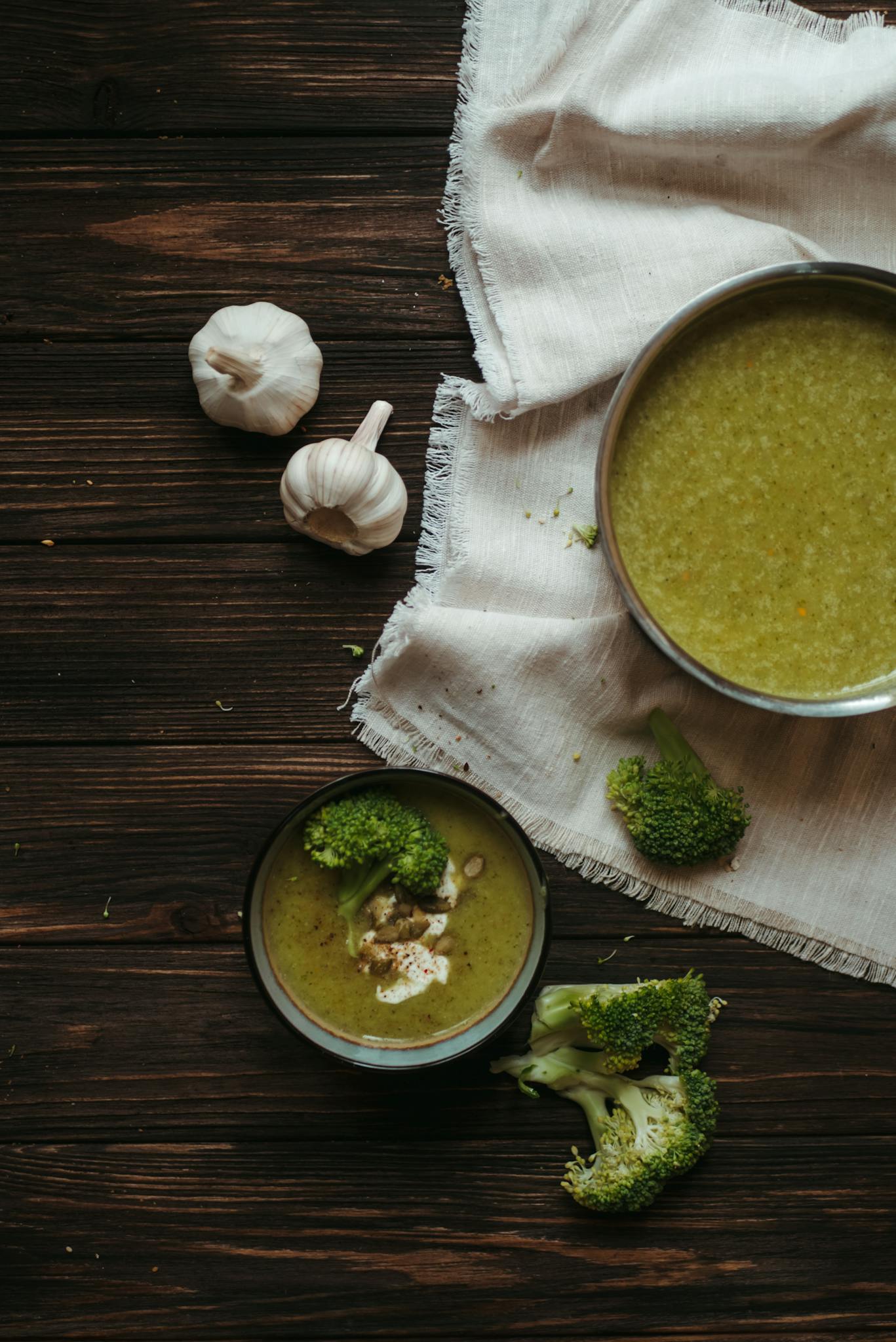 Soup on White Ceramic Bowl